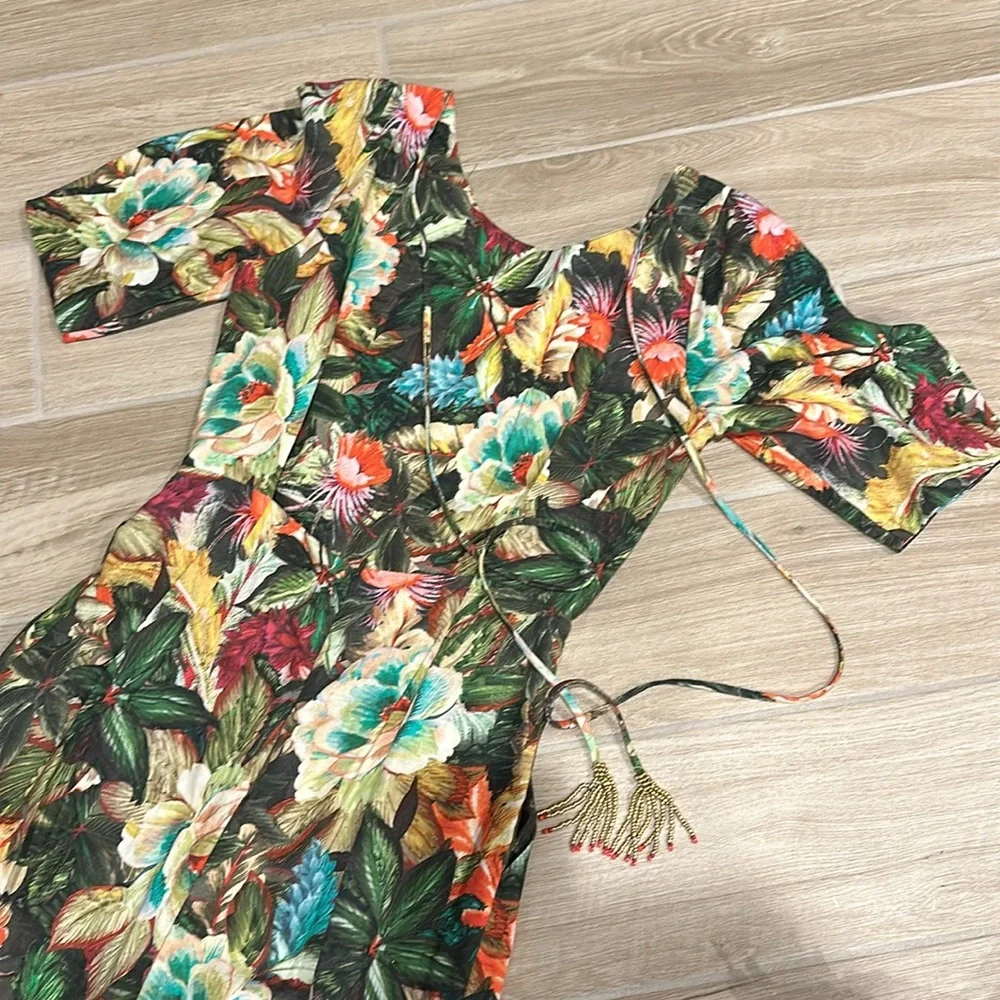 Farm Rio jumpsuit size XS Garden Dreams beautiful floral print